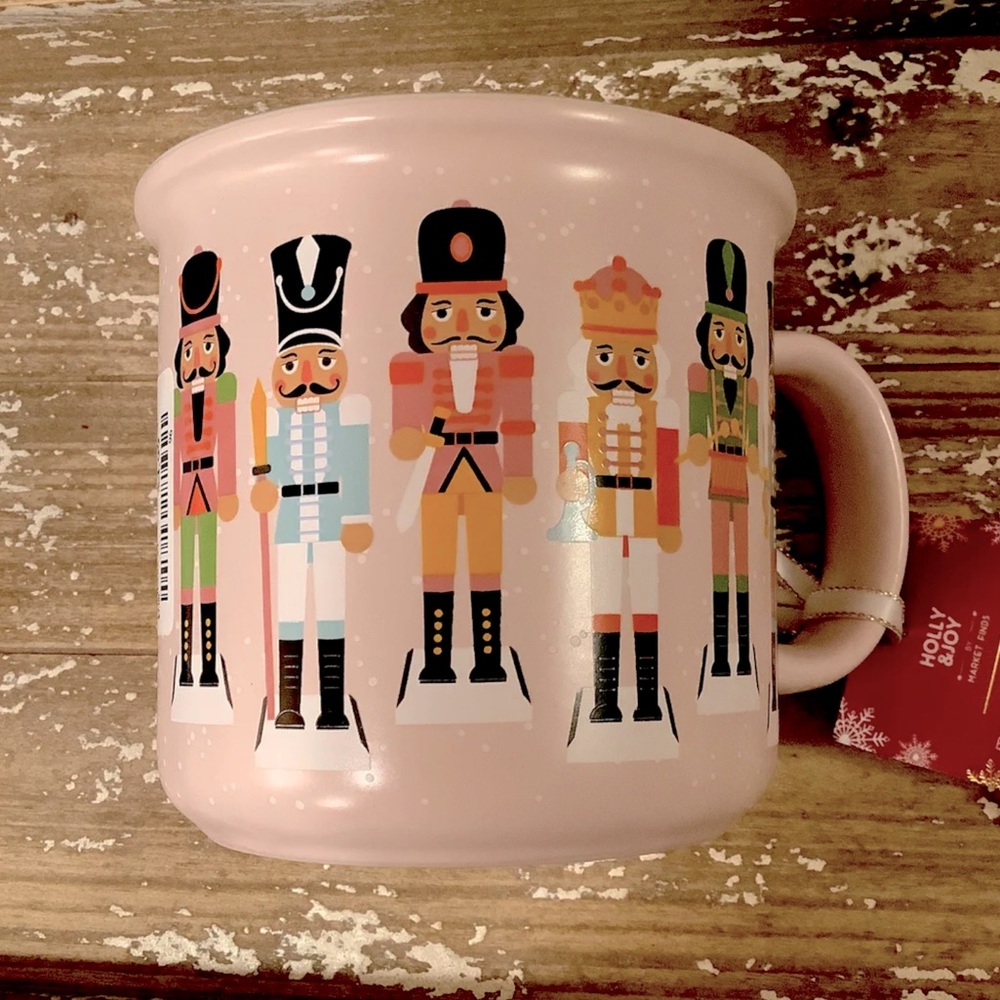 PINK NUTCRACKER CHRISTMAS COFFEE MUG
